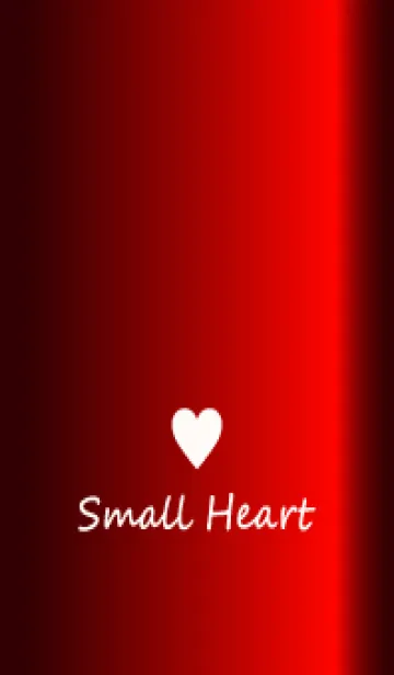 [LINE着せ替え] Small Heart *GlossyRed 17*の画像1