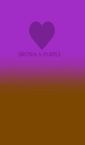 [LINE着せ替え] Brown & Purple Theme V6 (JP)の画像1