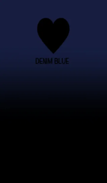 [LINE着せ替え] Black & Denim Blue Theme V.5 (JP)の画像1
