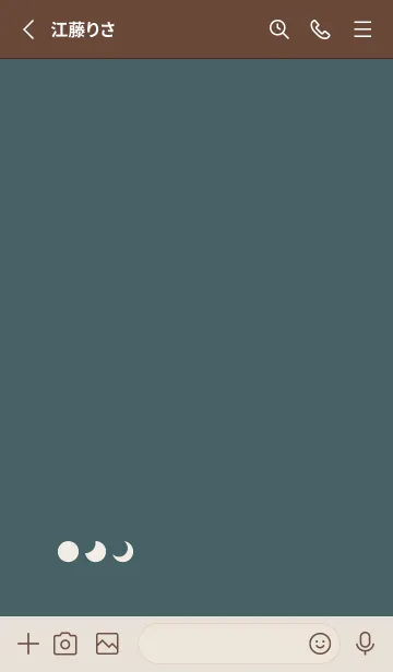 [LINE着せ替え] 三日月(dusty colors7-06)の画像2