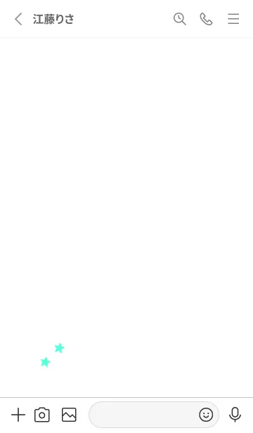 [LINE着せ替え] ねことお星さま(white2-06)の画像2