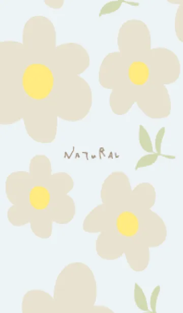 [LINE着せ替え] くすみカラー 北欧風 花4の画像1