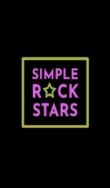 [LINE着せ替え] シンプル ロック スター 147の画像1