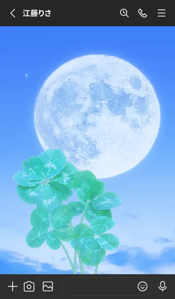 [LINE着せ替え] Real Lucky Clovers Full Moon #1-57の画像2