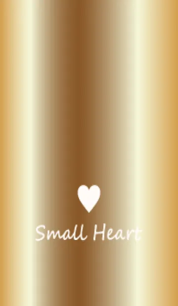 [LINE着せ替え] Small Heart *GOLD 17*の画像1