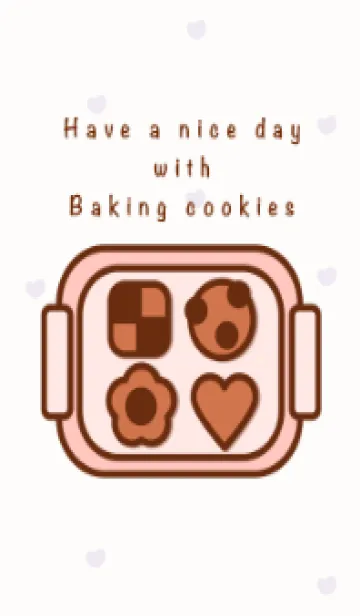 [LINE着せ替え] Baking cookies 5の画像1