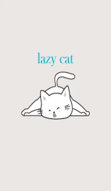 [LINE着せ替え] lazy cat..124の画像1