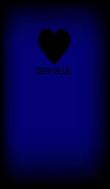 [LINE着せ替え] Black & Deep Blue Theme V5 (JP)の画像1