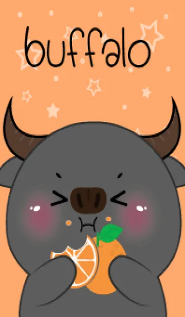 Buffalo Love Orange Theme (JP)の着せ替えメイン画像