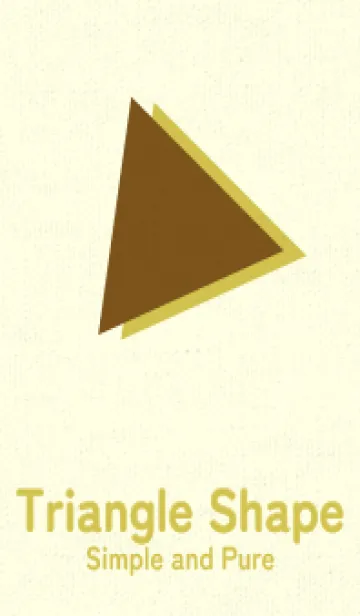 [LINE着せ替え] 三角型の着せかえ 煙草色の画像1