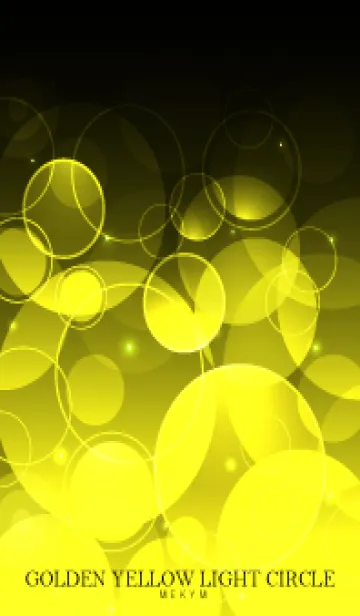 [LINE着せ替え] GOLDEN YELLOW LIGHT CIRCLEの画像1