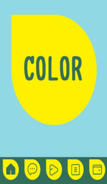 [LINE着せ替え] green color J76の画像1