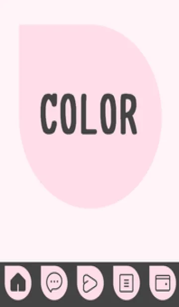 [LINE着せ替え] pink color J36の画像1