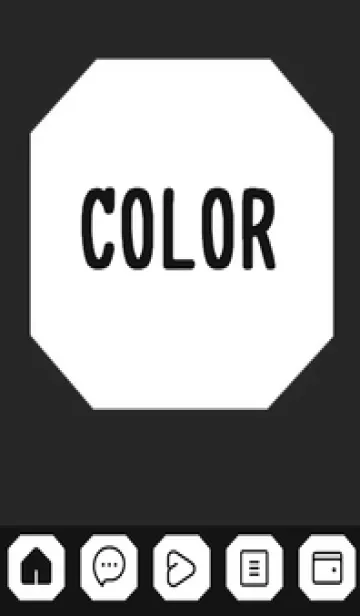 [LINE着せ替え] bw color K37の画像1