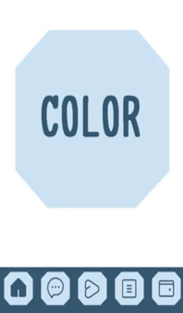 [LINE着せ替え] bw color K39の画像1