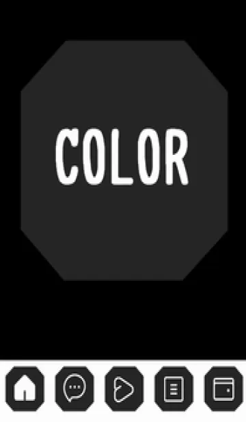 [LINE着せ替え] bw color K40の画像1