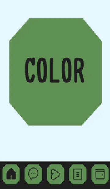 [LINE着せ替え] blue color K39の画像1