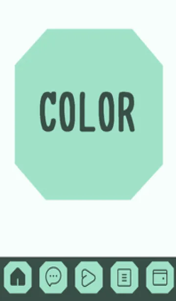 [LINE着せ替え] green color K75の画像1