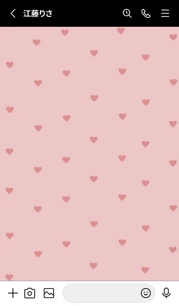 [LINE着せ替え] pattern_heart / blackpinkの画像2
