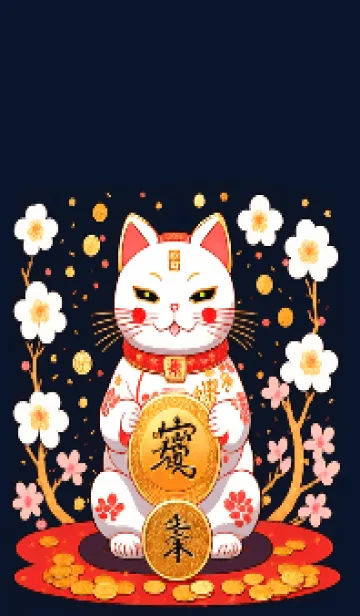 [LINE着せ替え] 招き猫の恵みの画像1