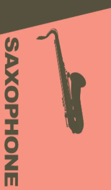 [LINE着せ替え] Saxophone CLR 鮭色の画像1