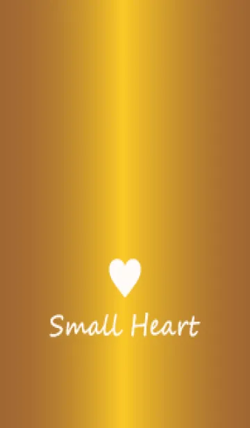 [LINE着せ替え] Small Heart *GlossyYellow 9*の画像1