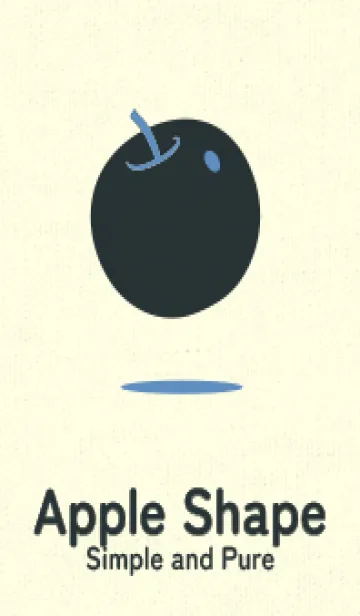 [LINE着せ替え] りんご型のきせかえ ペールパステルブルーの画像1