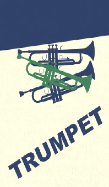 [LINE着せ替え] Trumpet CLR 緑青色の画像1