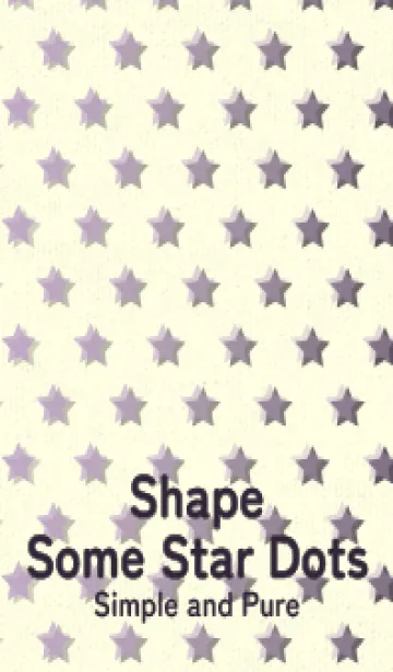 [LINE着せ替え] 星のドッドきせかえ ペールクロッカスの画像1