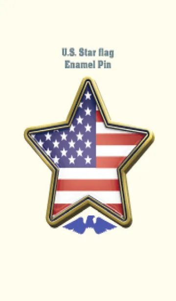 [LINE着せ替え] U.S. Star flag Enamel Pin 51の画像1