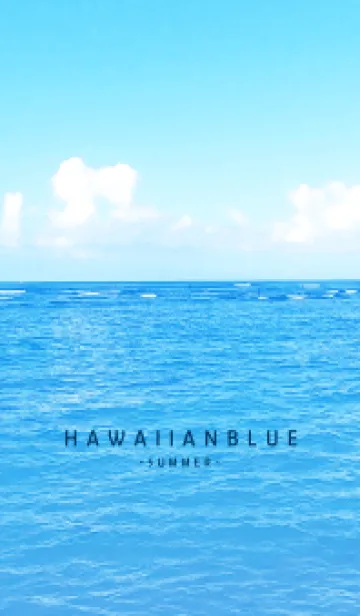 [LINE着せ替え] HAWAIIAN BLUE-SUMMER MEKYM 12の画像1