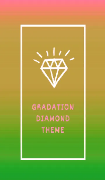 [LINE着せ替え] グラデーション ダイアモンド  299の画像1