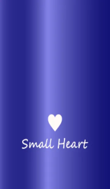 [LINE着せ替え] Small Heart *GlossyBlue 25*の画像1