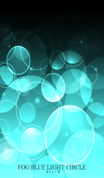 [LINE着せ替え] FOG BLUE LIGHT CIRCLEの画像1