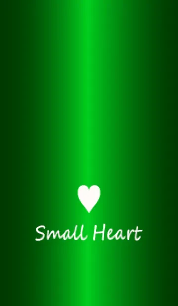 [LINE着せ替え] Small Heart *GlossyGreen 20*の画像1