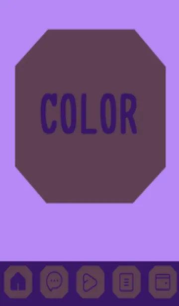 [LINE着せ替え] purple color K36の画像1