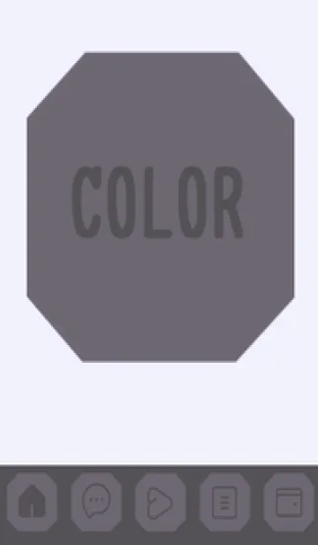 [LINE着せ替え] purple color K39の画像1