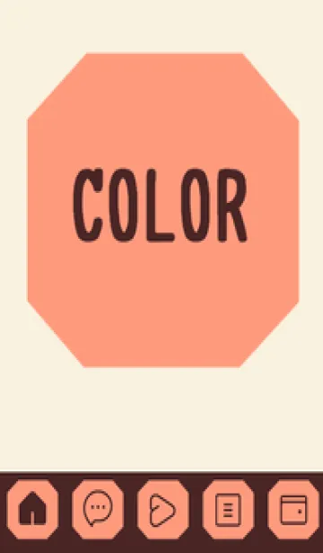 [LINE着せ替え] red color K40の画像1