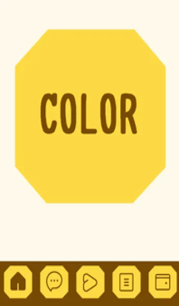 [LINE着せ替え] yellow color K39の画像1