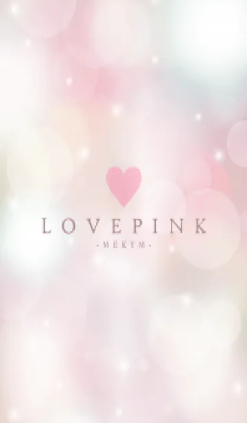 [LINE着せ替え] LOVE PINK - MEKYM 12の画像1