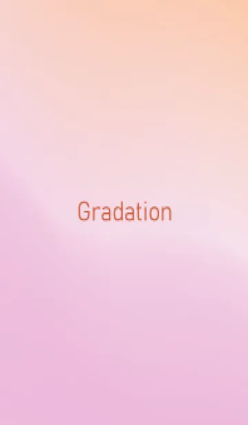 [LINE着せ替え] gradation-ORANGE&PINK-12の画像1