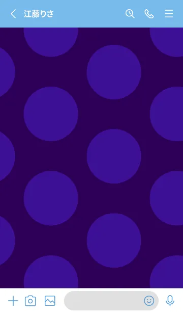 [LINE着せ替え] シンプル ドット @2の画像2