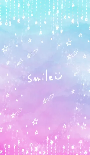 [LINE着せ替え] 星 キラキラ グラデーション15の画像1