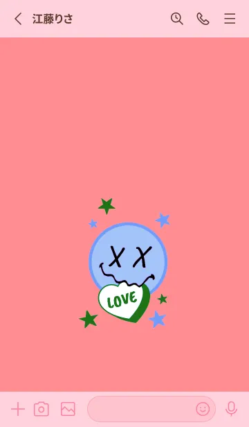 [LINE着せ替え] ラブ スマイル 125の画像2