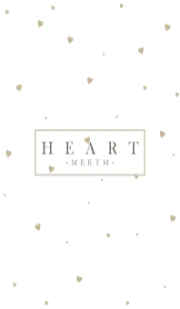 HEART BEIGE-SIMPLE MEKYM 11の着せ替えメイン画像