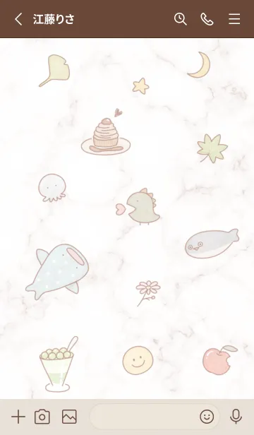 [LINE着せ替え] pinkbrown♡秋探し08_1の画像2