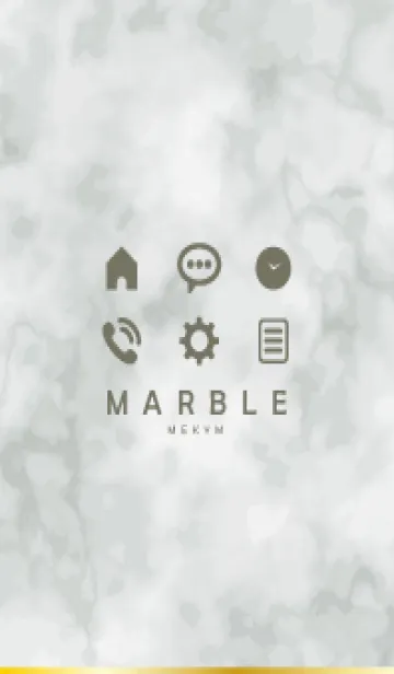 [LINE着せ替え] MONOTONE MARBLE-ICON 24の画像1