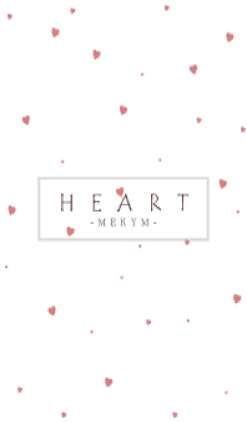 HEART RED-SIMPLE MEKYM 11の着せ替えメイン画像