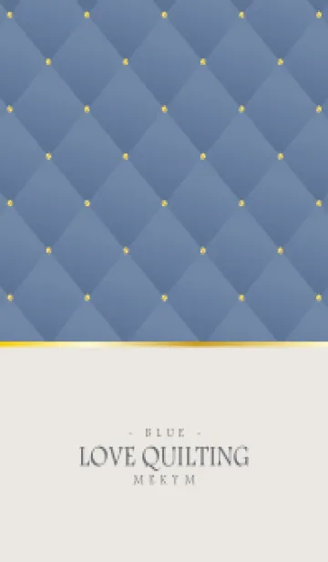 LOVE QUILTING - DUSKY BLUE 14の着せ替えメイン画像