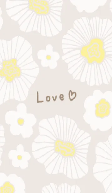 白いお花たくさん8の着せ替えメイン画像